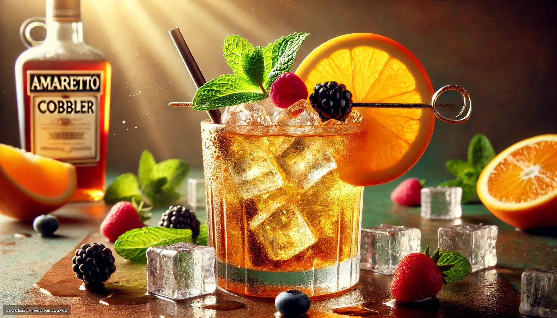 Amaretto Cobbler