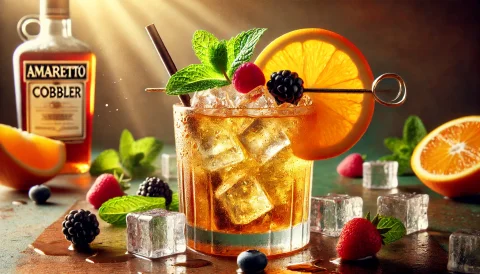 Amaretto Cobbler
