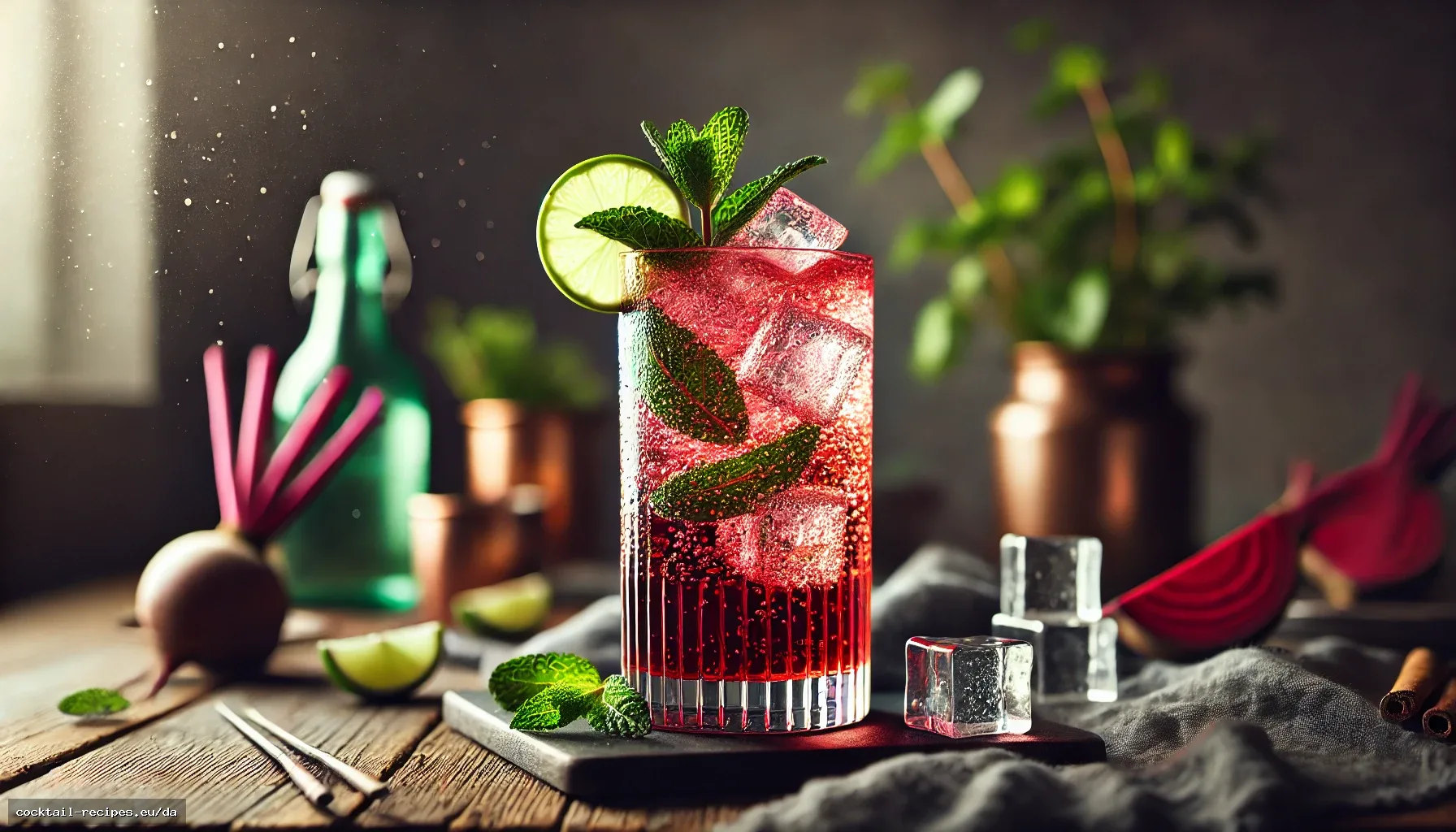 Rødbede Ingefær Fizz