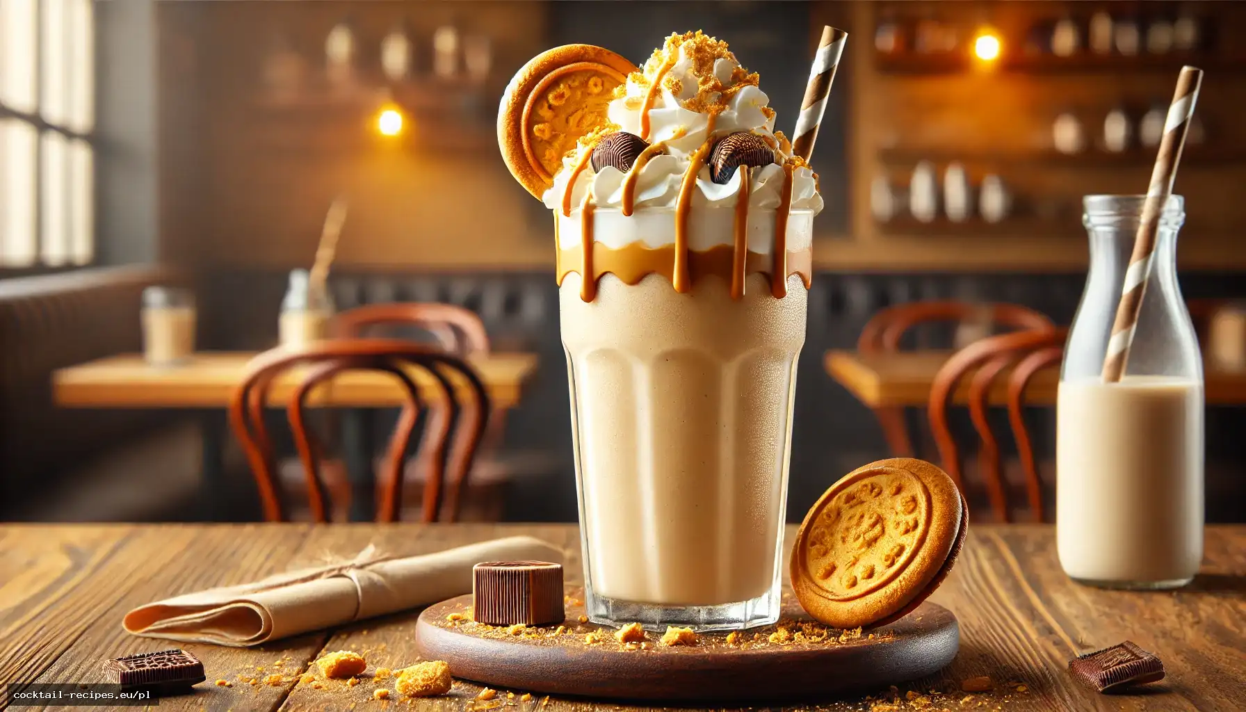 Milkshake z Masła Ciasteczkowego Biscoff
