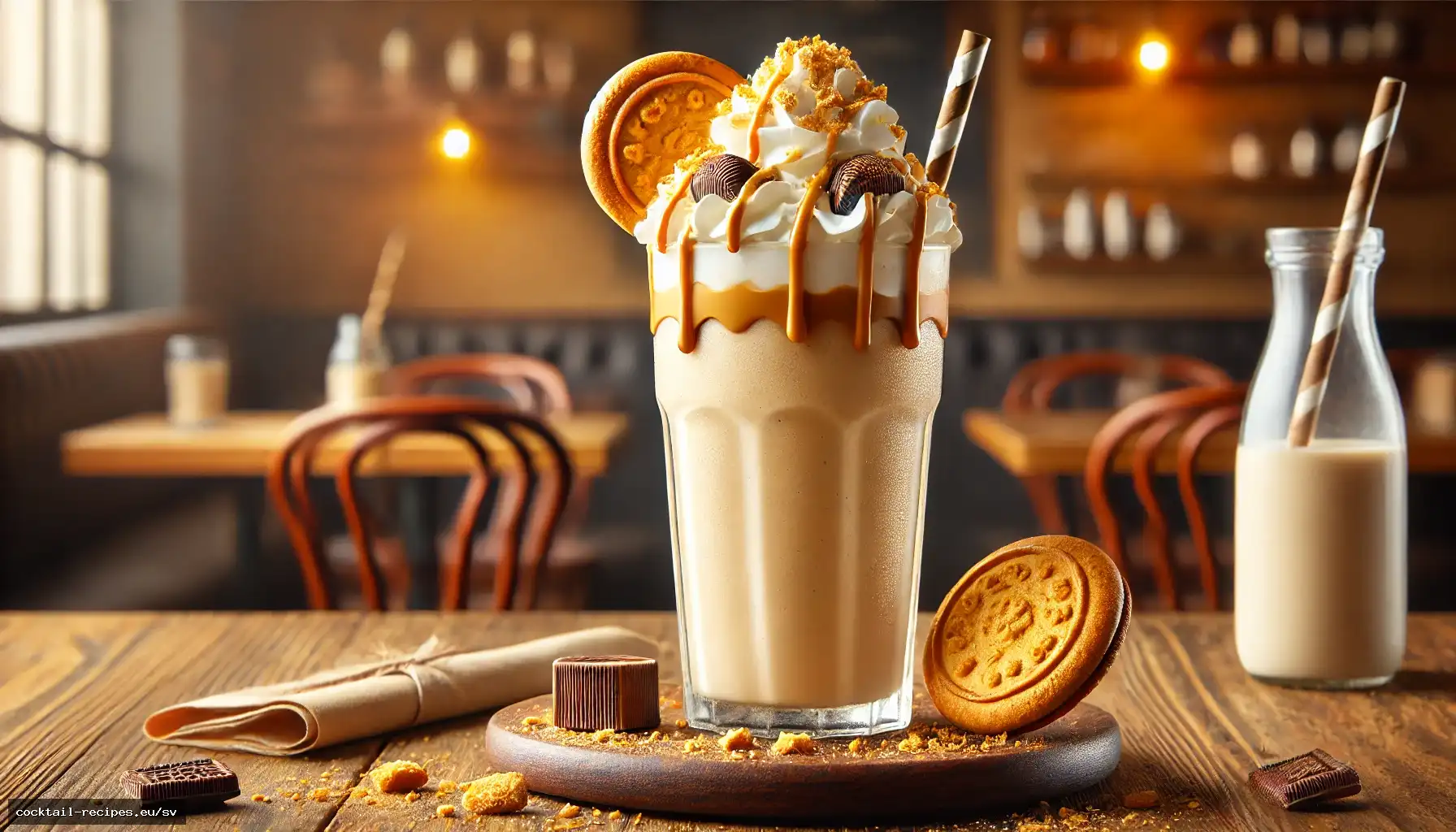 Biscoff Kaksmörs-milkshake