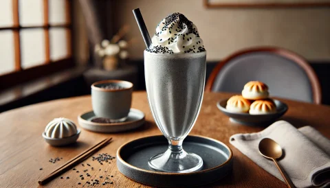 Milkshake Μαύρου Σουσαμιού