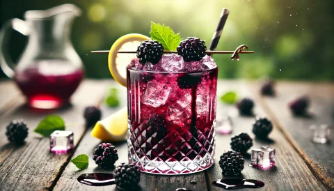 Mocktail Bramble à la Mûre