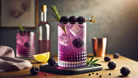 Blackberry Cardamom Fizz