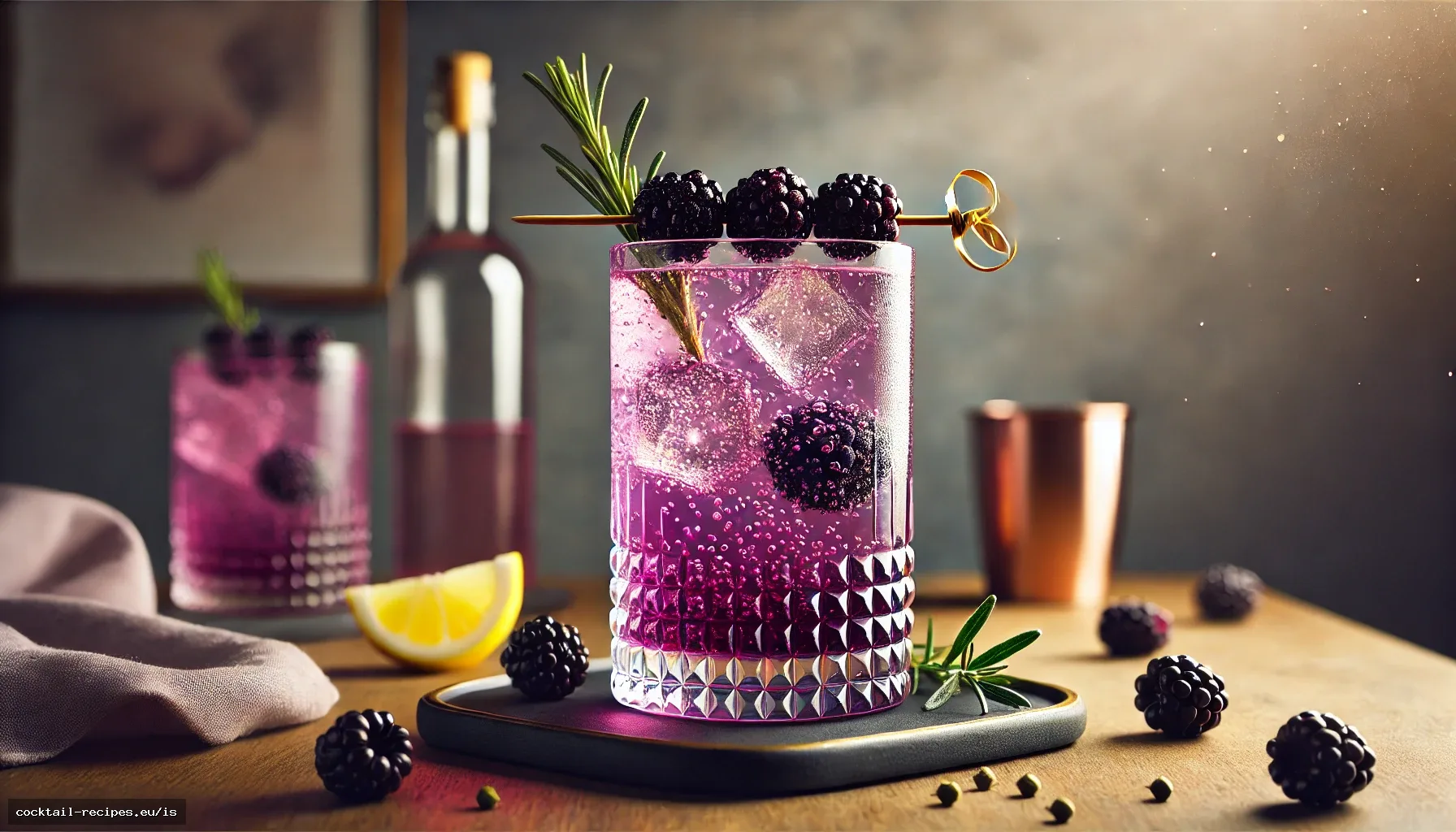 Blackberry Cardamom Fizz