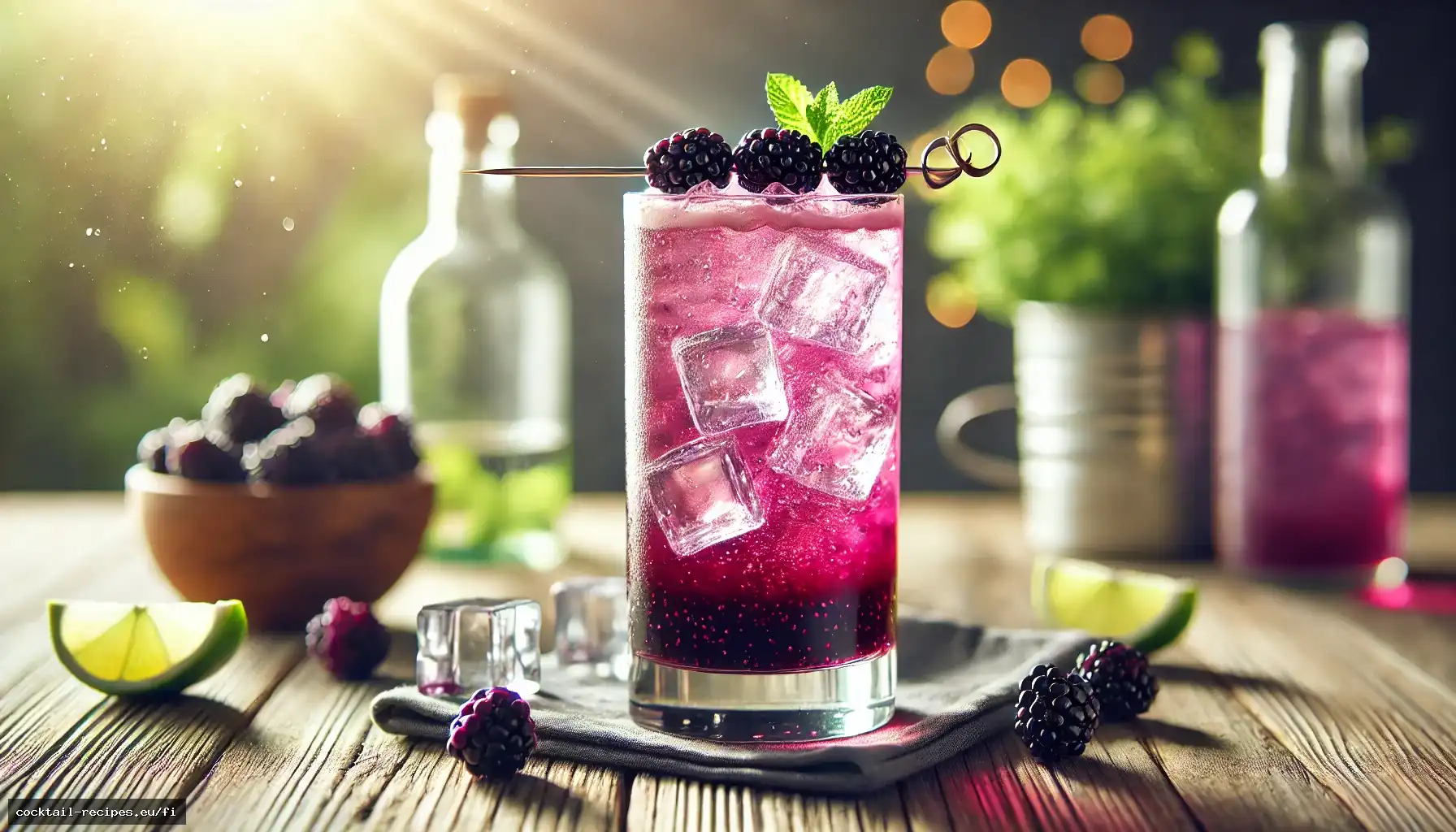 Karhunvatukka-inkivääri fizz