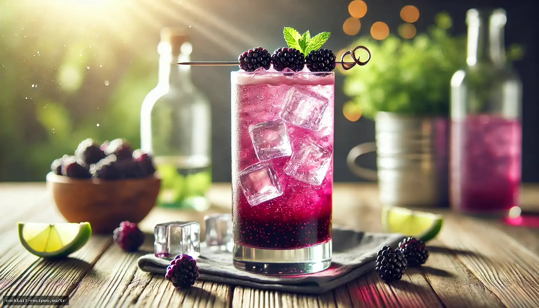 Böğürtlenli Zencefilli Fizz