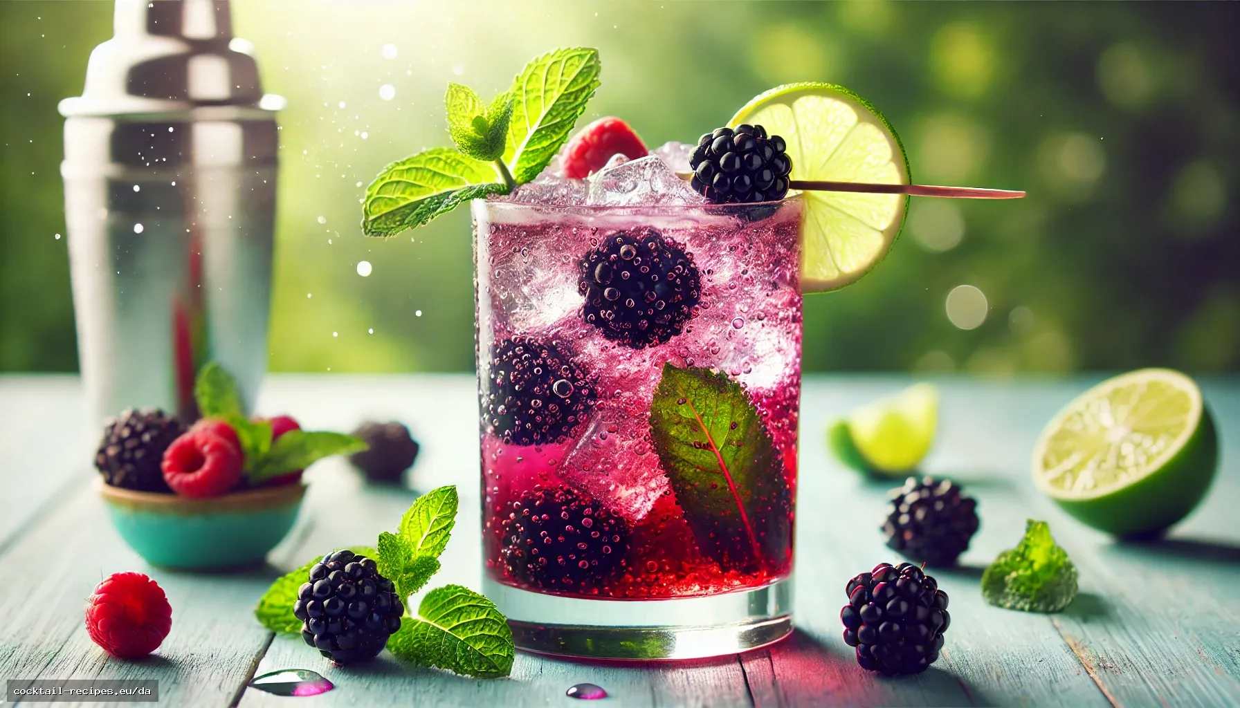 Blackberry Mojito Mocktail