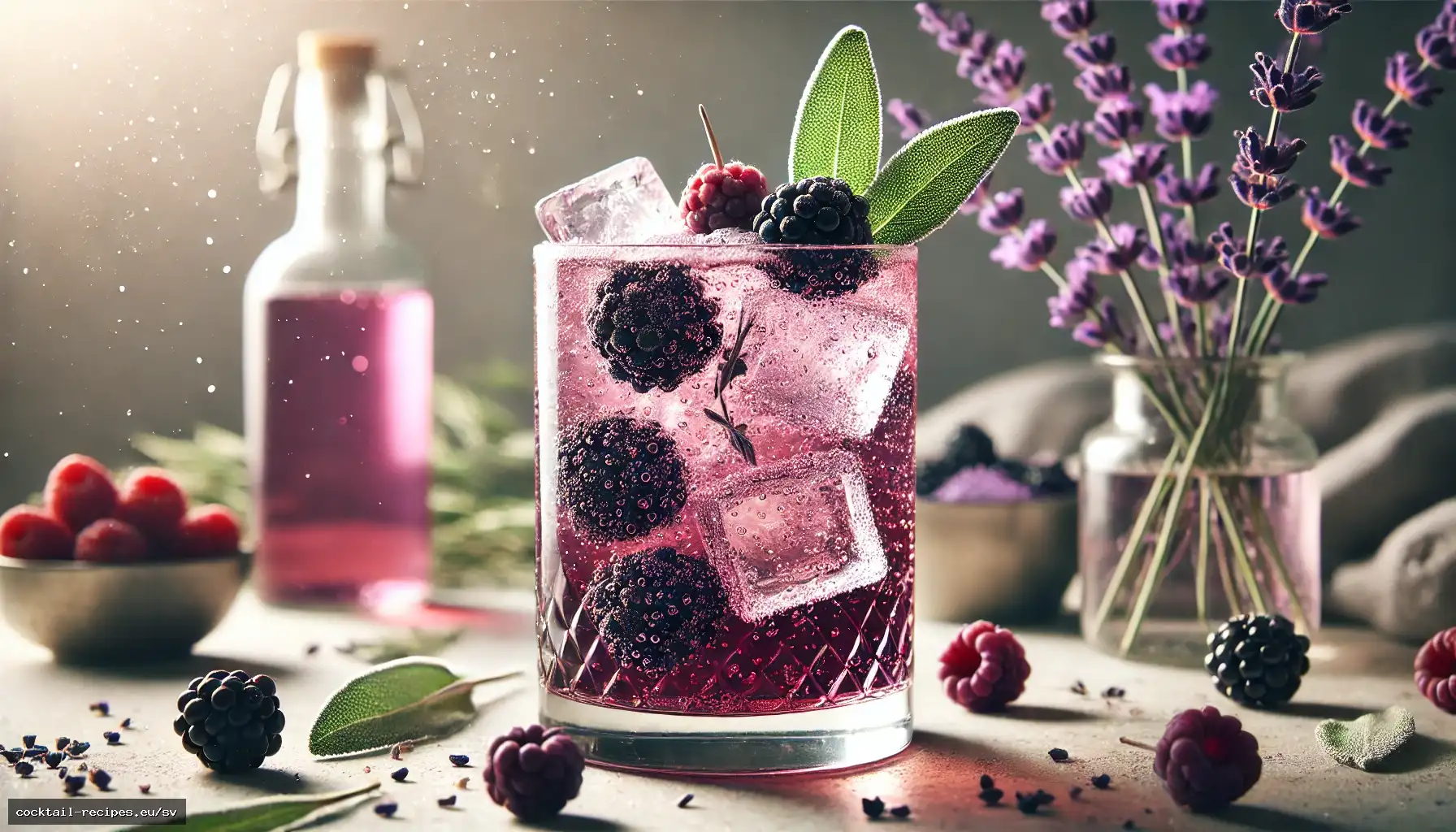Björnbär, salvia & lavendel Spritzer