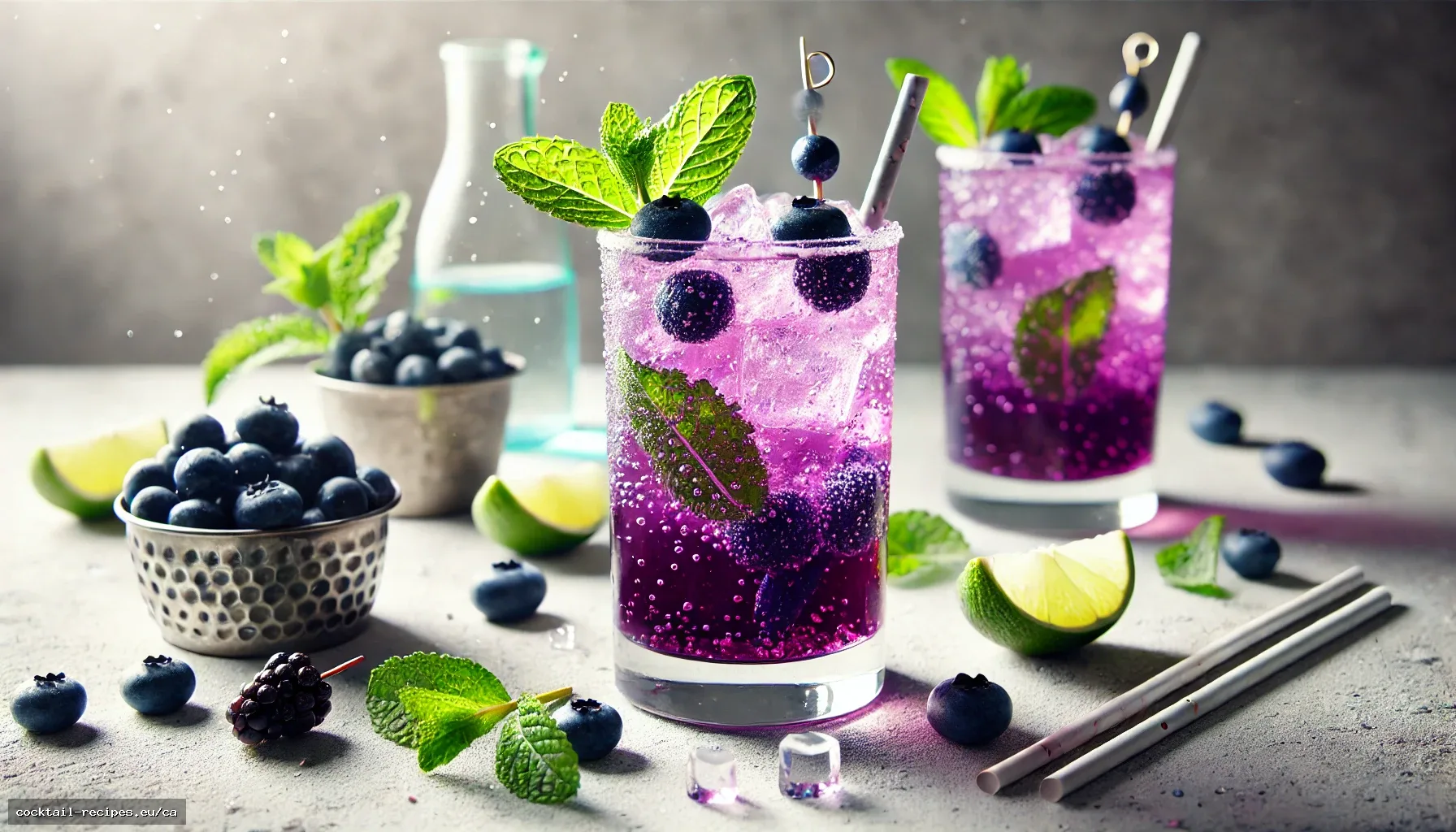 Blueberry Nojito