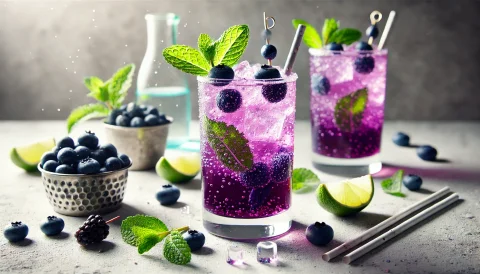 Blueberry Nojito