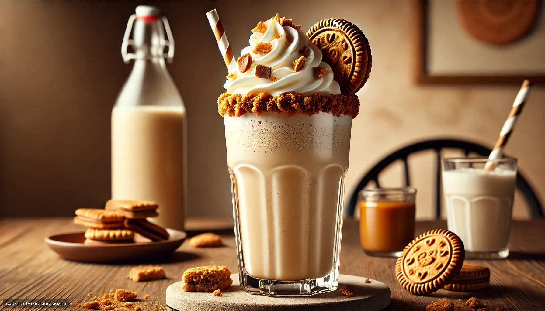 Alkoholos Biscoff Milkshake