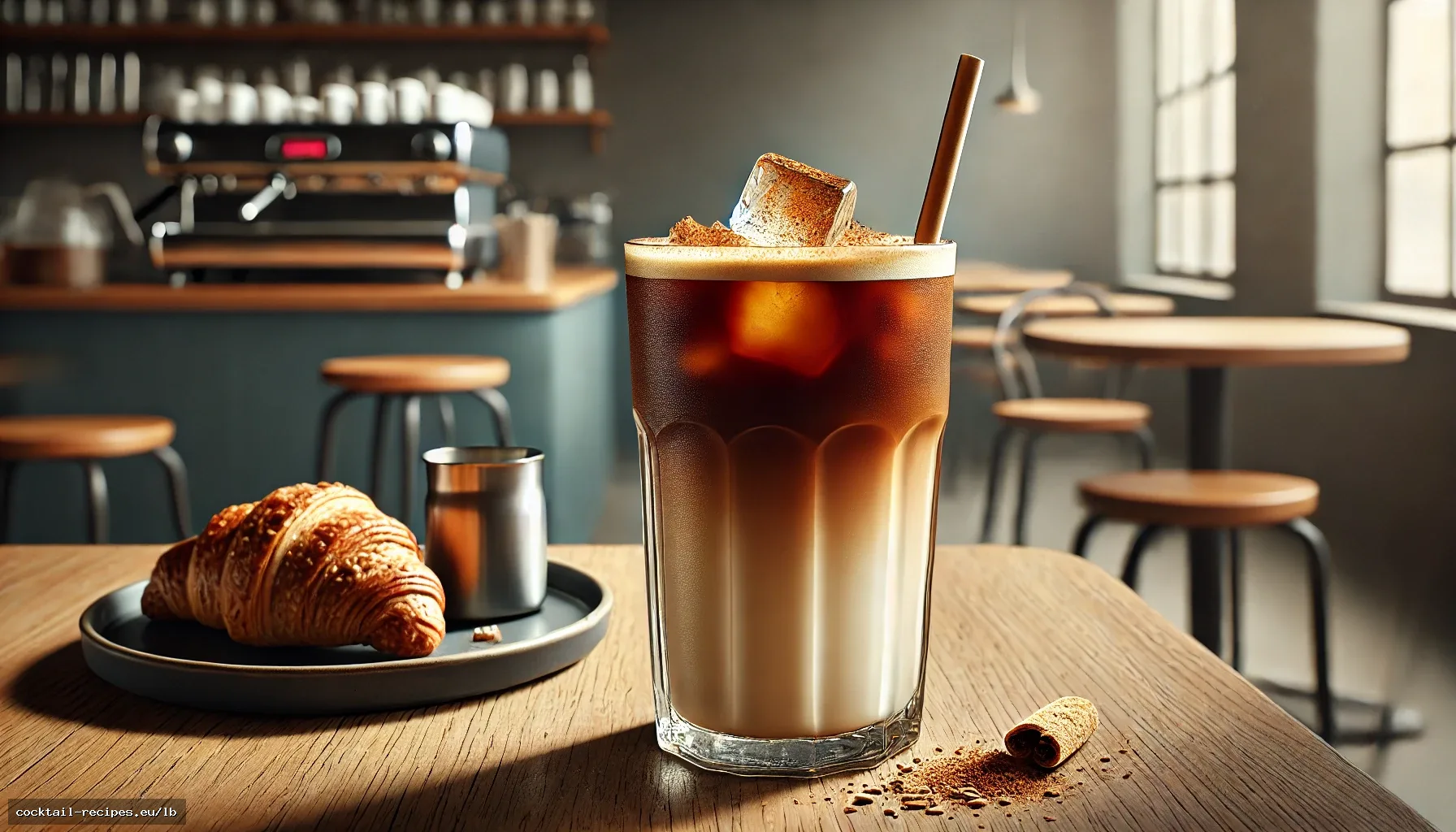 Brong Zocker Hafermjolch gerëscherten Espresso
