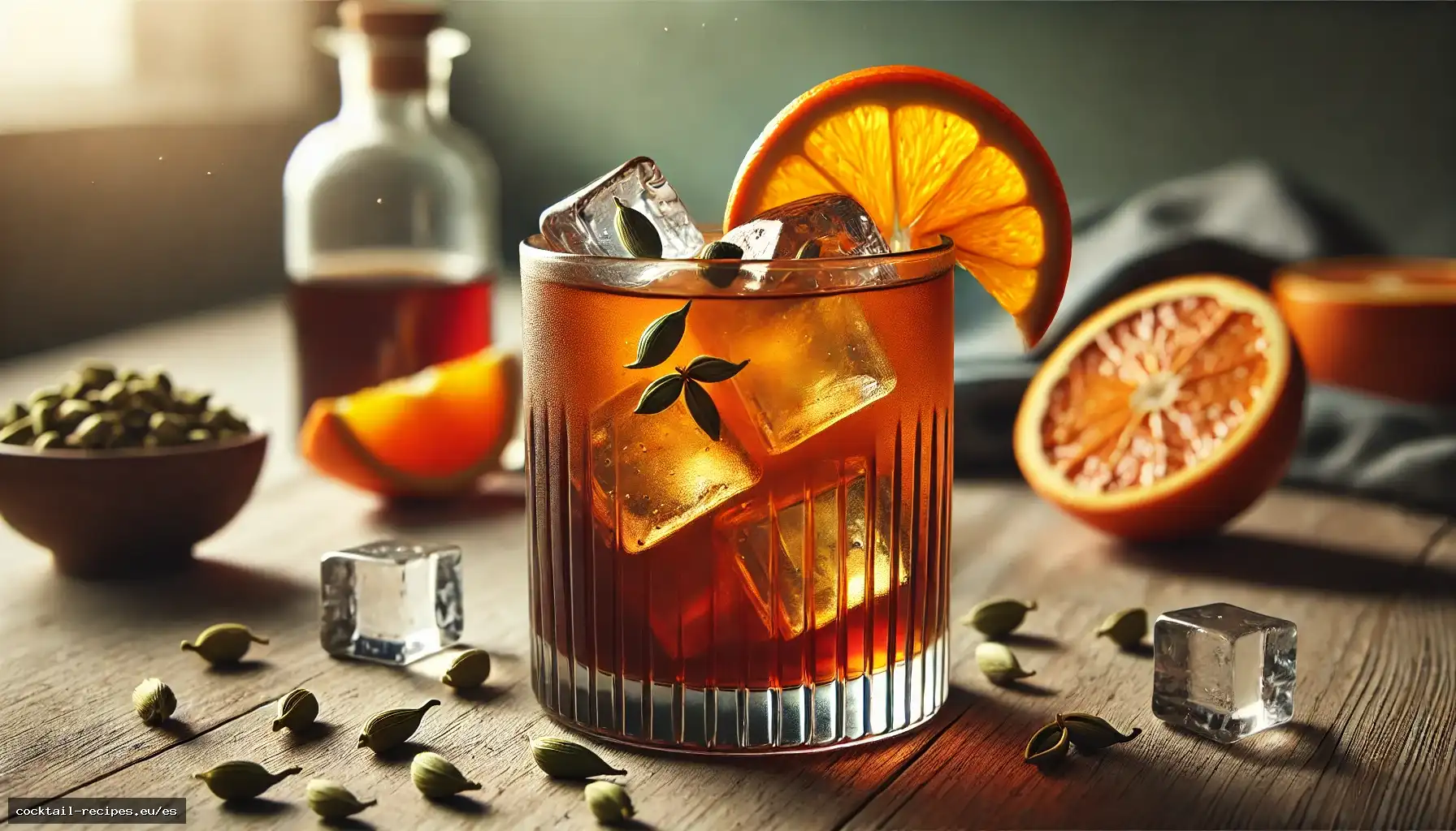 Café Helado de Cardamomo y Naranja