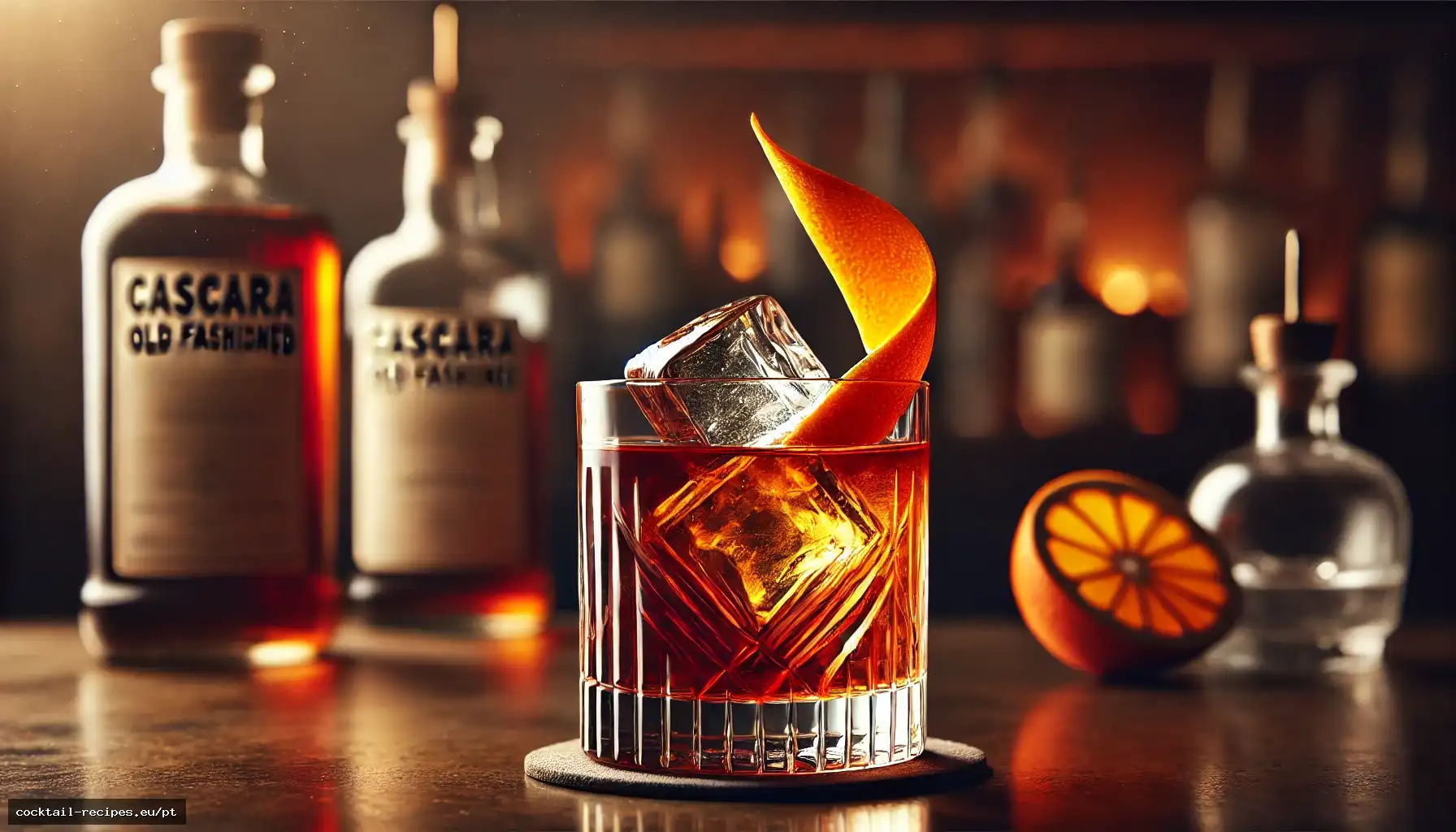 Cascara Old Fashioned (Sem Álcool)