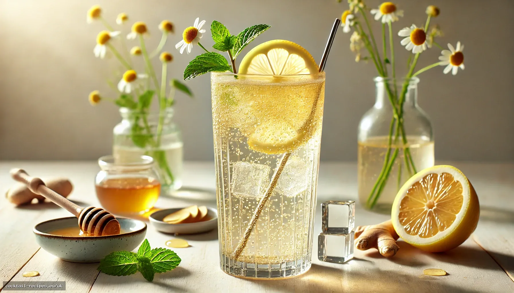 Chamomile Honey & Ginger Sparkler