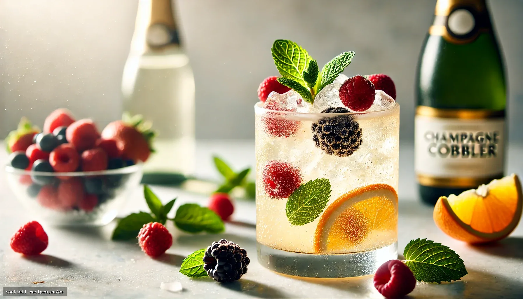 Champagne Cobbler