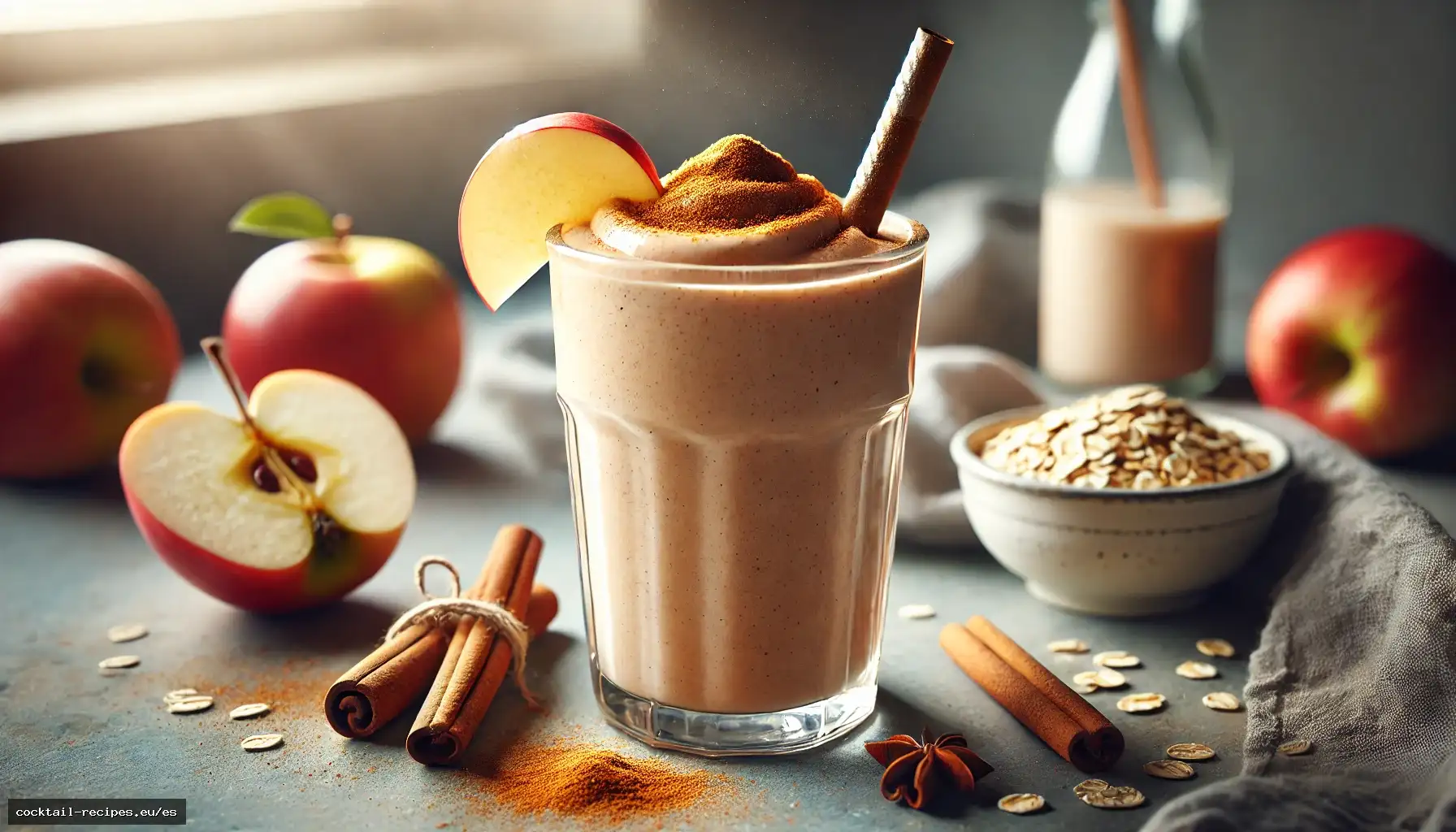 Batido de Tarta de Manzana y Canela