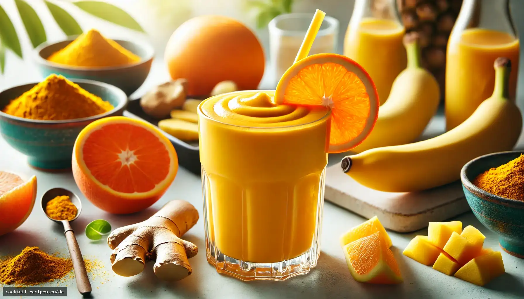 Zitrus-Ingwer-Kick-Smoothie