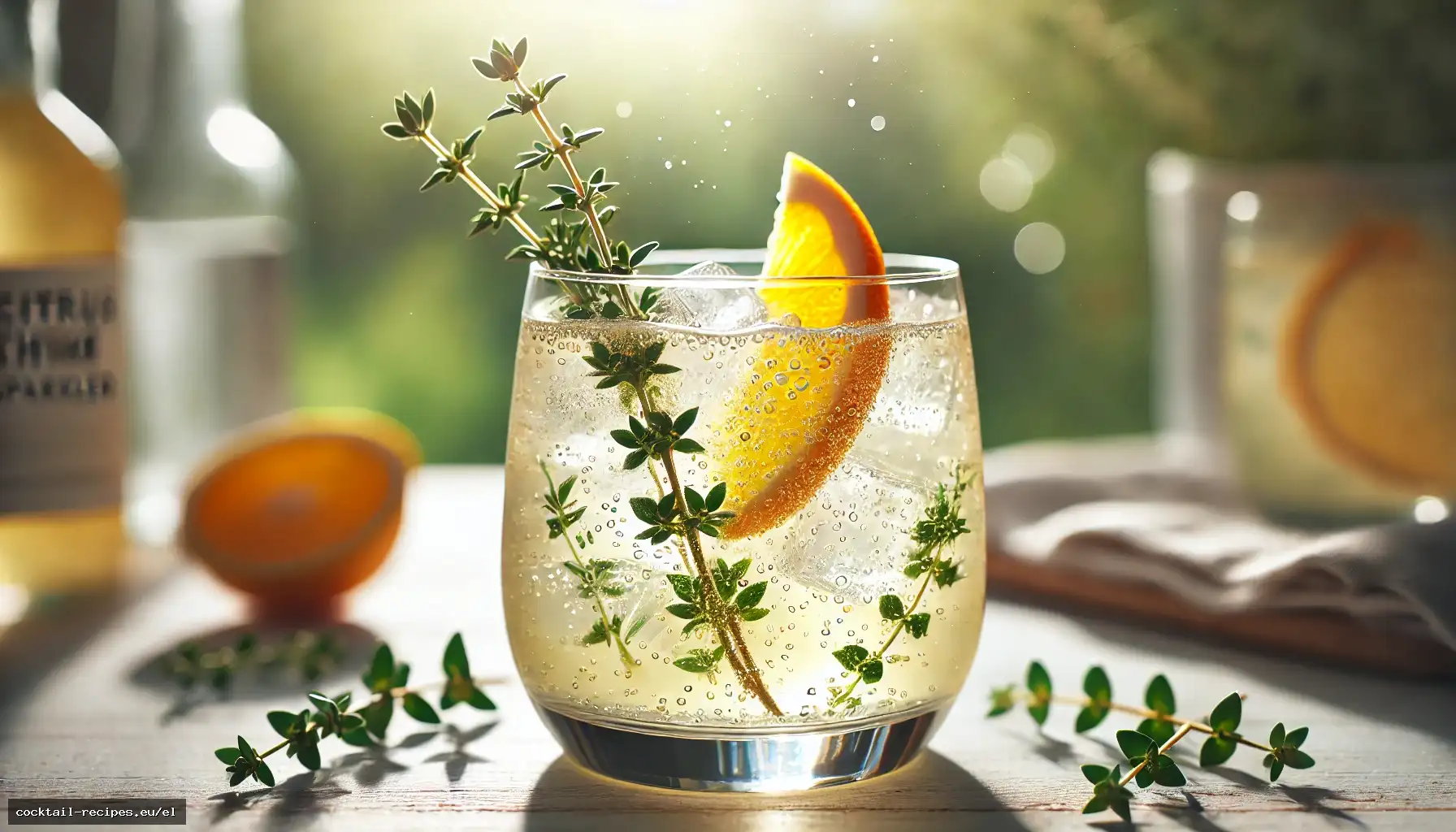 Αφρώδες Shrub Εσπεριδοειδών και Θυμαριού