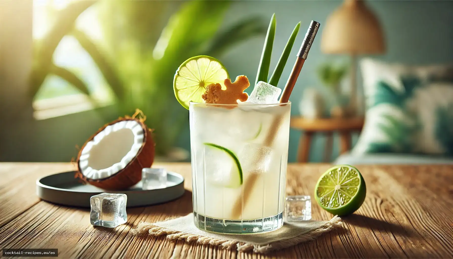 Refresco de Coco y Jengibre