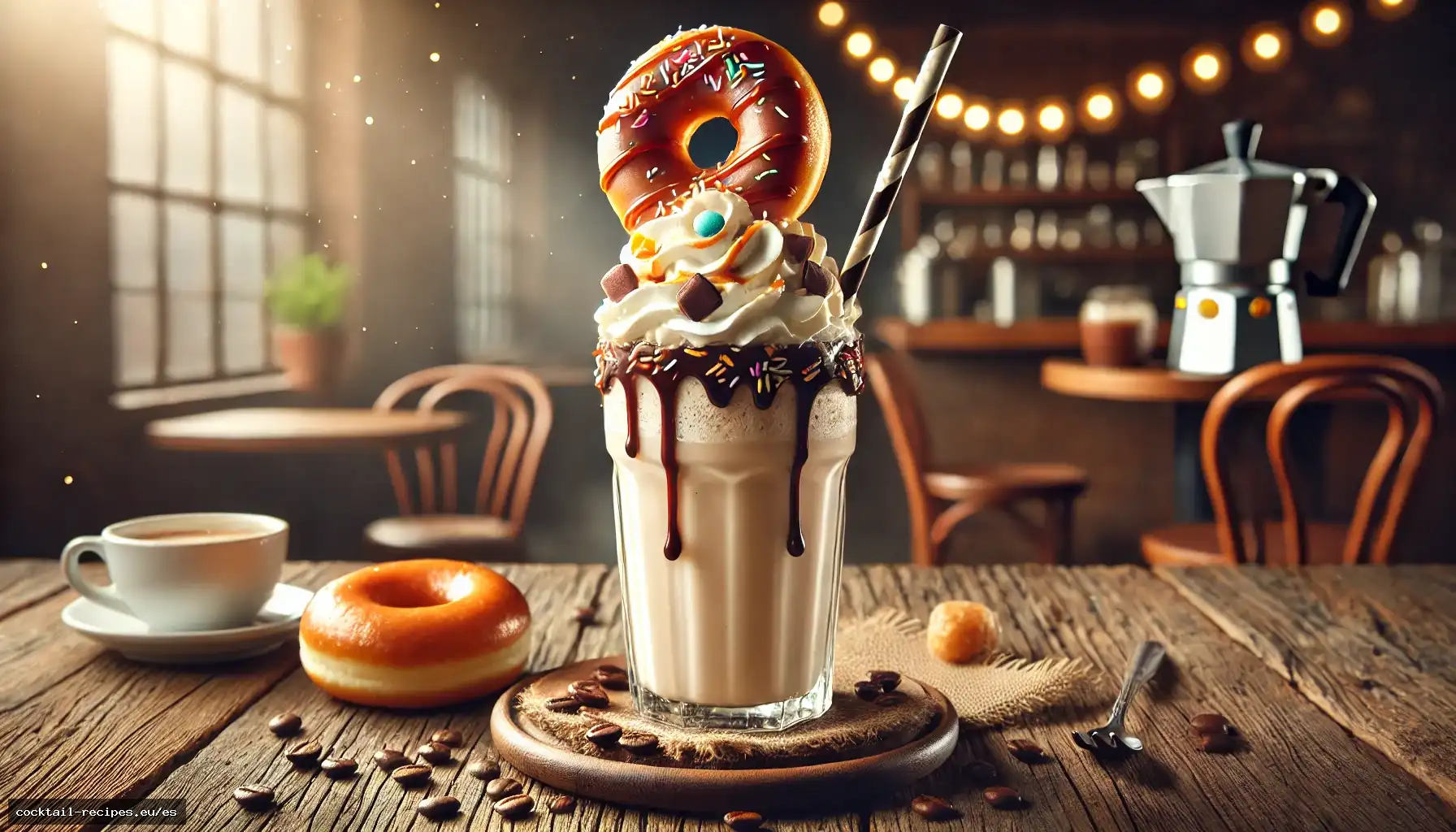 Batido de Café y Dónut