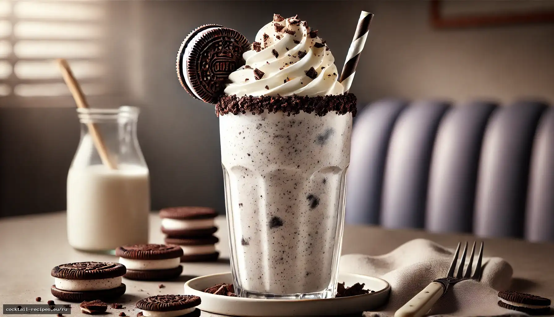 Молочный коктейль «Печенье и крем»