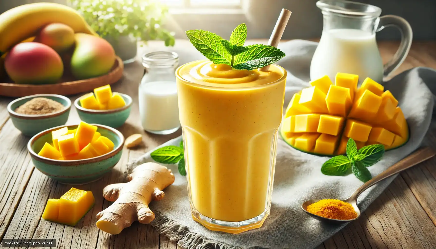 Frullato Cremoso al Mango e Zenzero