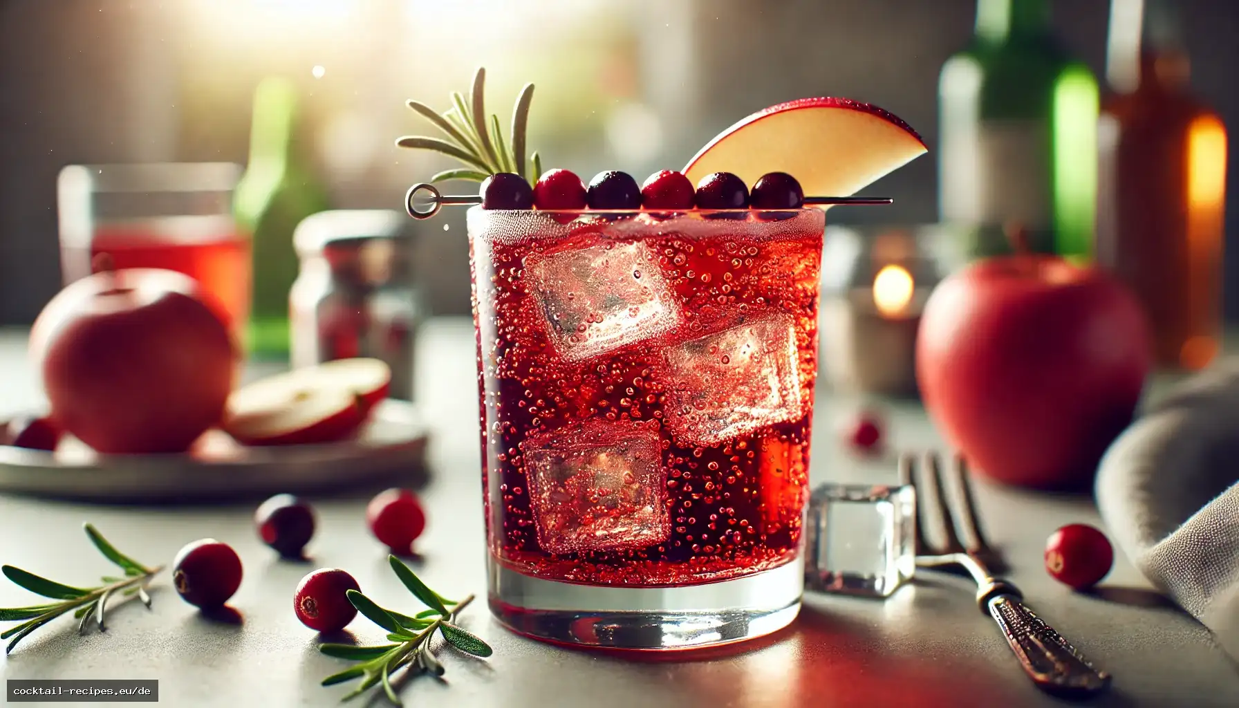 Purpurroter Apfel-Spritz