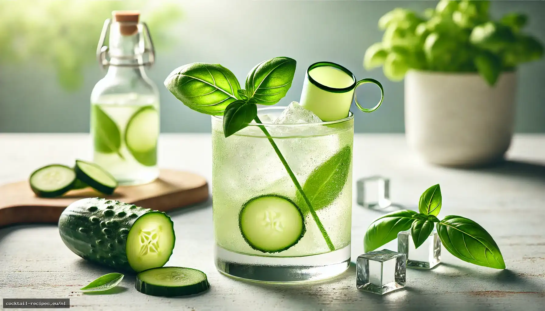 Komkommer Basilicum Smash