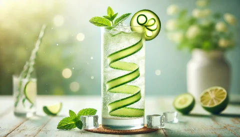 Gurķu un ingvera Fizz