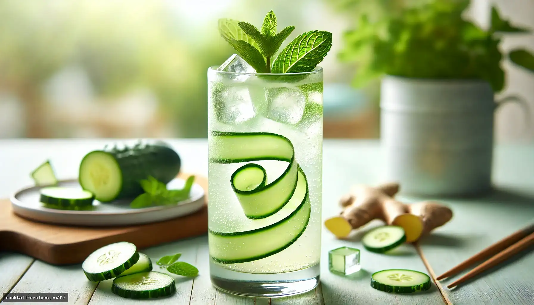Cooler Concombre Gingembre Menthe