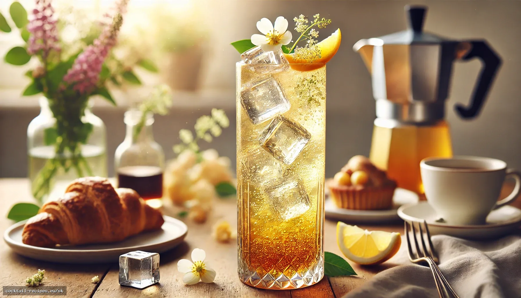 Tónik s kvetom bazy a studeným závarom