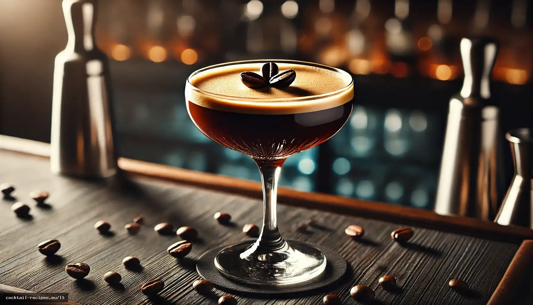 Nealkoholinis Espresso Martini kokteilis