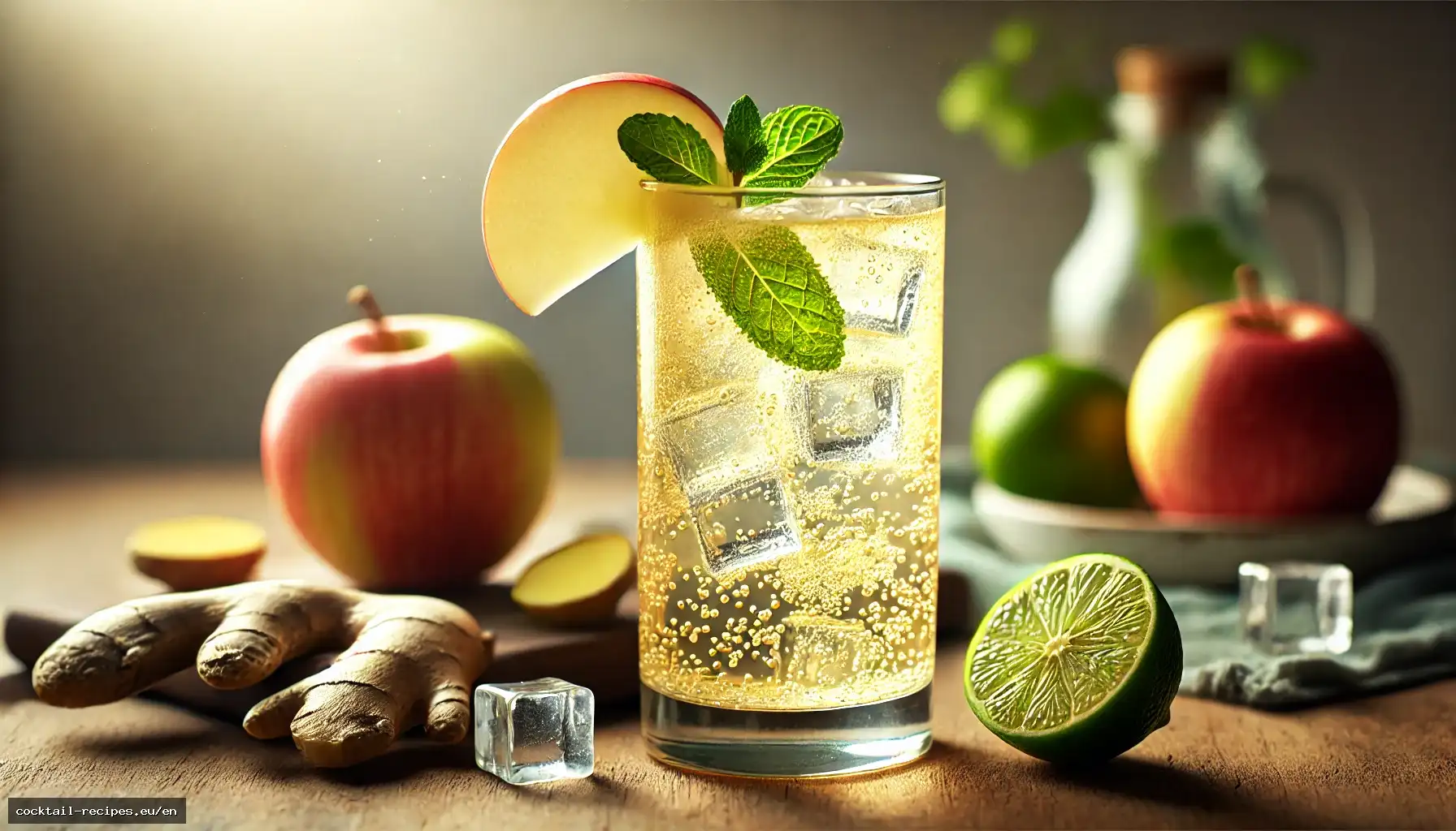 Fresh Apple Ginger Fizz