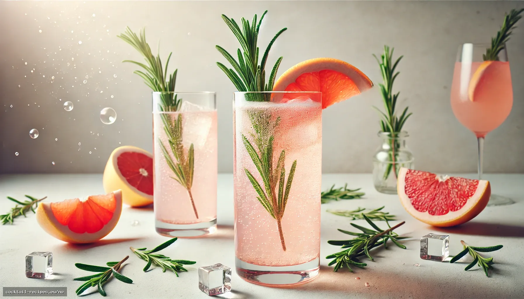 Grapefrukt og Rosmarin Fizz
