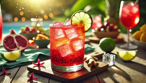 Hibiscus Ginger Cooler