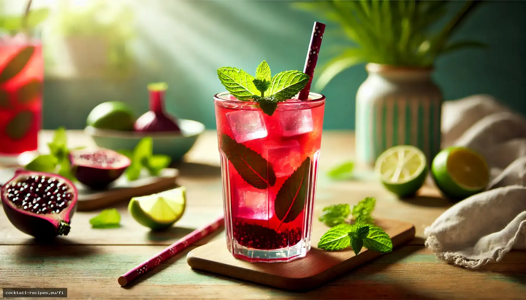 Hibiskus-minttulimeade