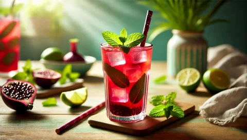Hibiskus-minttulimeade