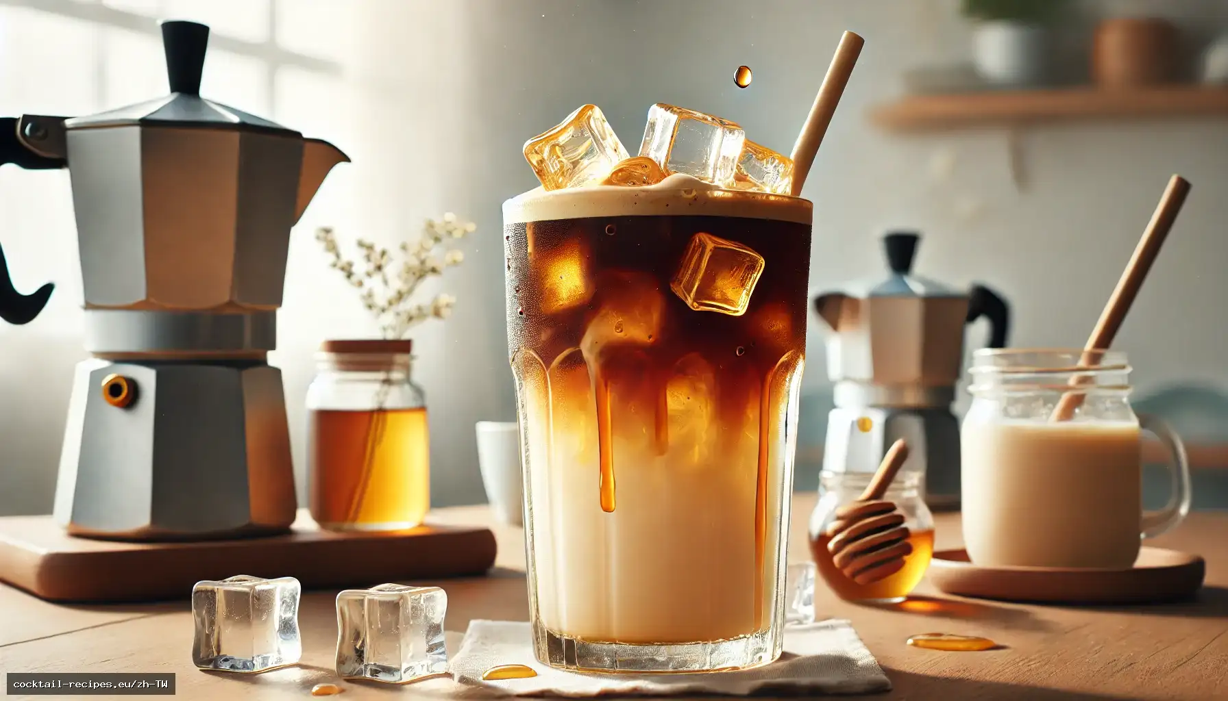 蜂蜜杏仁奶冷萃咖啡