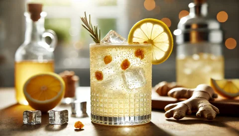 Honung-ingefära Fizz