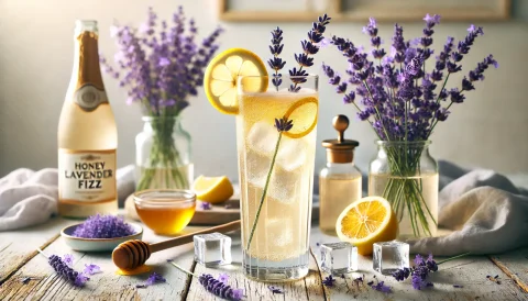 Medus un Lavandas Dārza Fizz