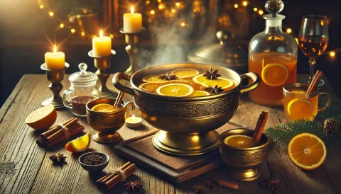 Punch Chaud au Gin