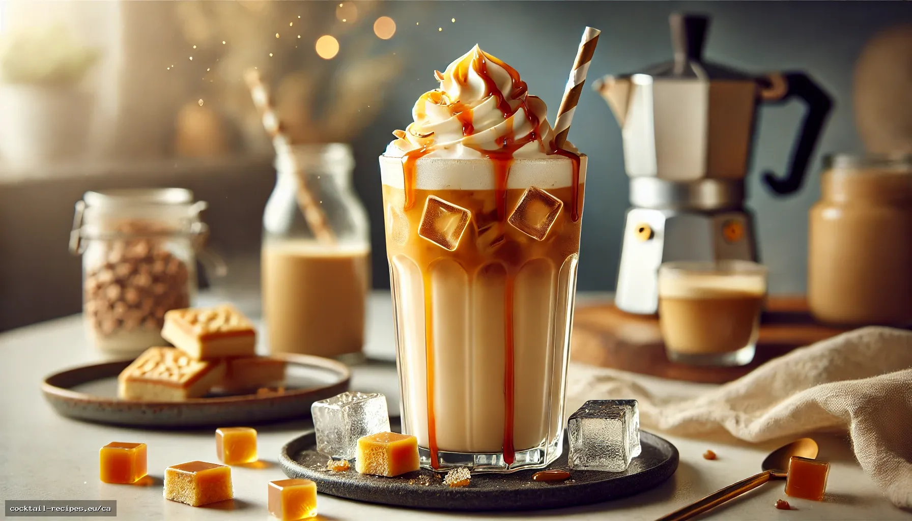 Iced Butterscotch Latte