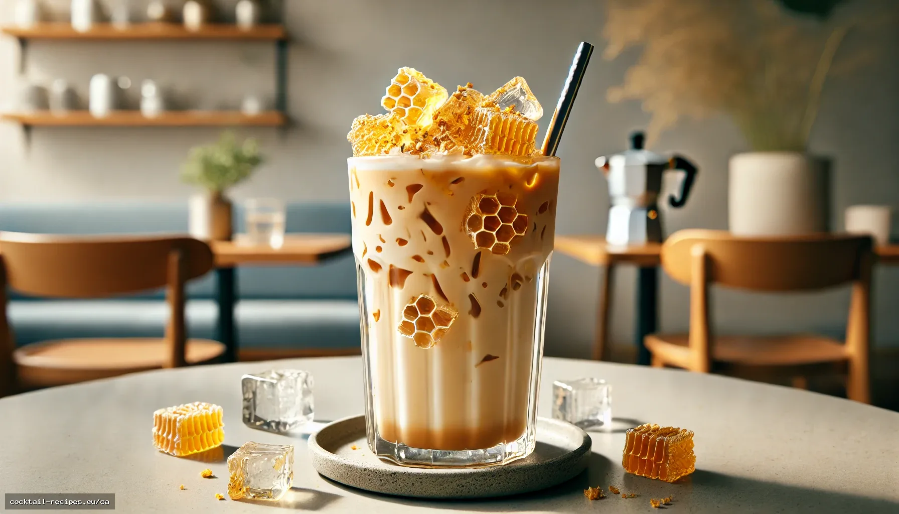 Iced Honeycomb Latte