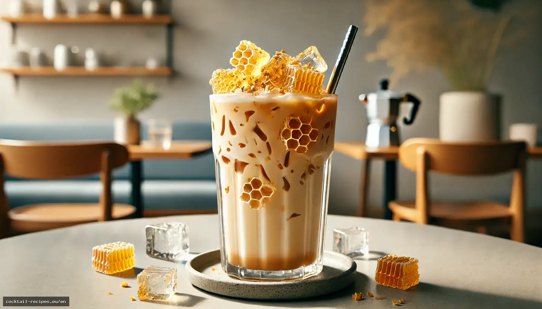 Iced Honeycomb Latte