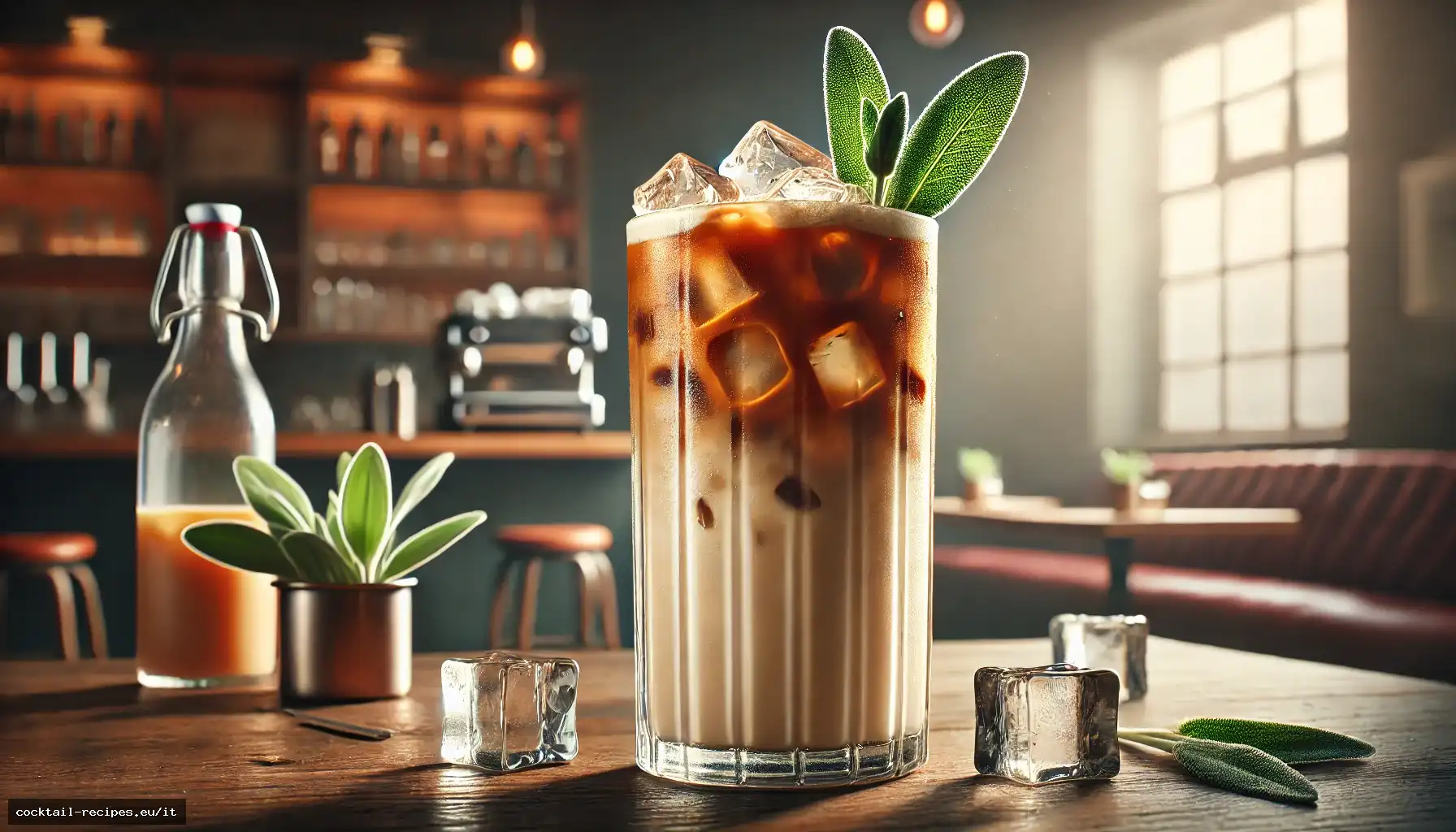 Latte Ghiacciato con Salvia e Zucchero di Canna