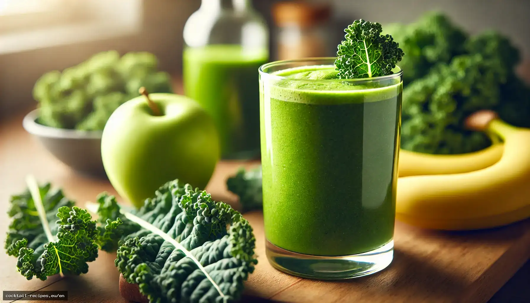 Kale and Apple Green Smoothie