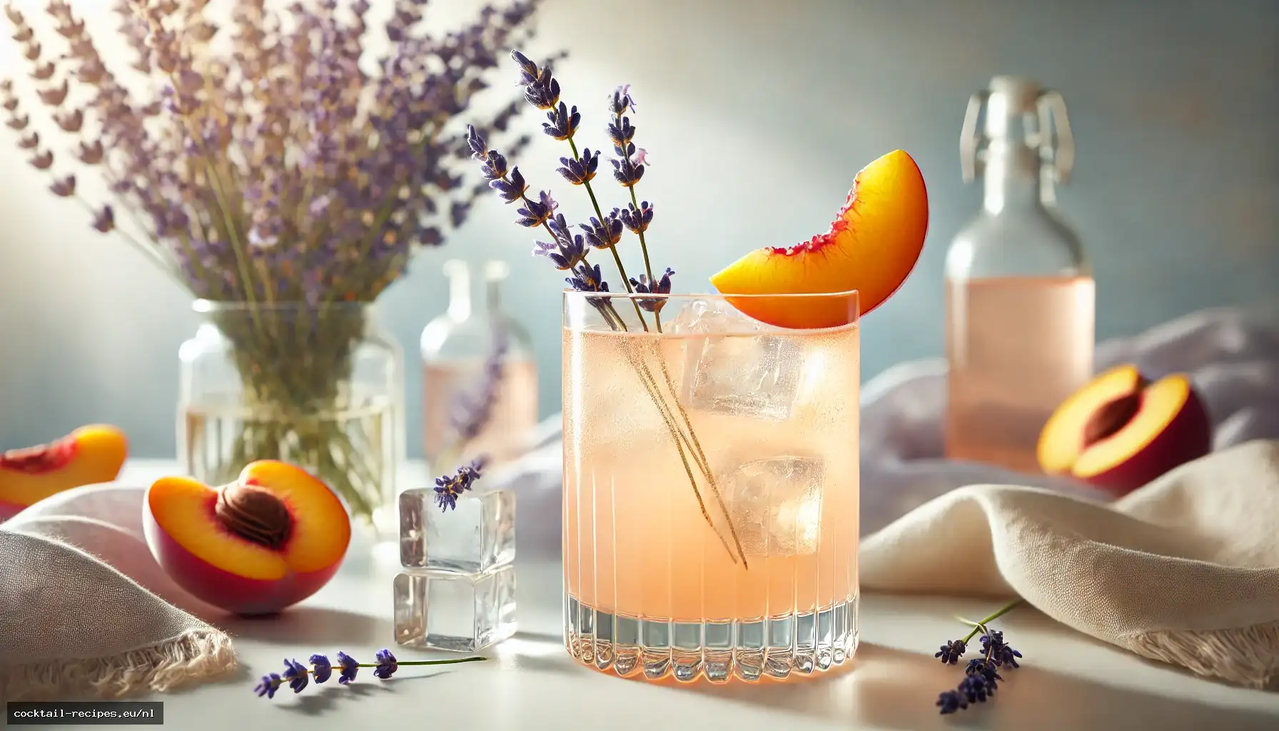 Lavendel Perzik Cooler