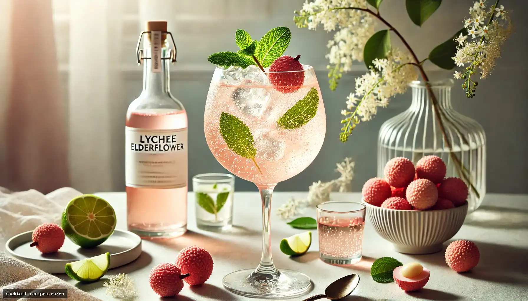 Lychee Elderflower Spritzer